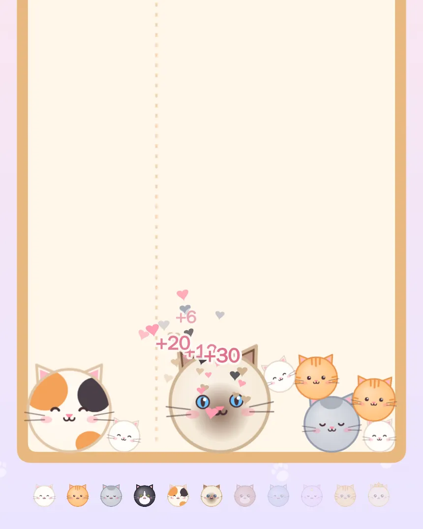 Stacking Cats in play
